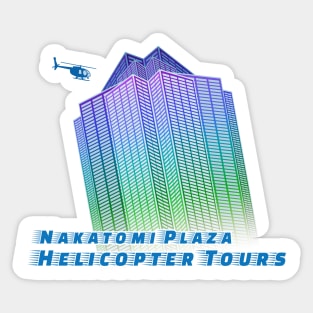 Nakatomi Plaza Helicopter Tours Sticker